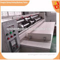 Automatic corrugated cardboard line pressing and slitting machine